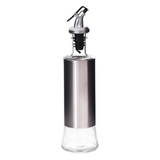 Galheteiro dosador 300ml - vidro e aço inox