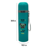 Garrafa Color Estampa Pet Inox 480ml - Verde