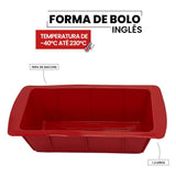 Forma de Silicone para Bolo Inglês e Pães