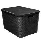 Caixa Organizadora Rattan com Tampa - 15 Litros