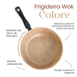 Frigideira  WOK 24cm - Colore Bege Stone