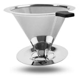 Coador de Café Pour Over Aço Inox - Não Precisa De Filtro!